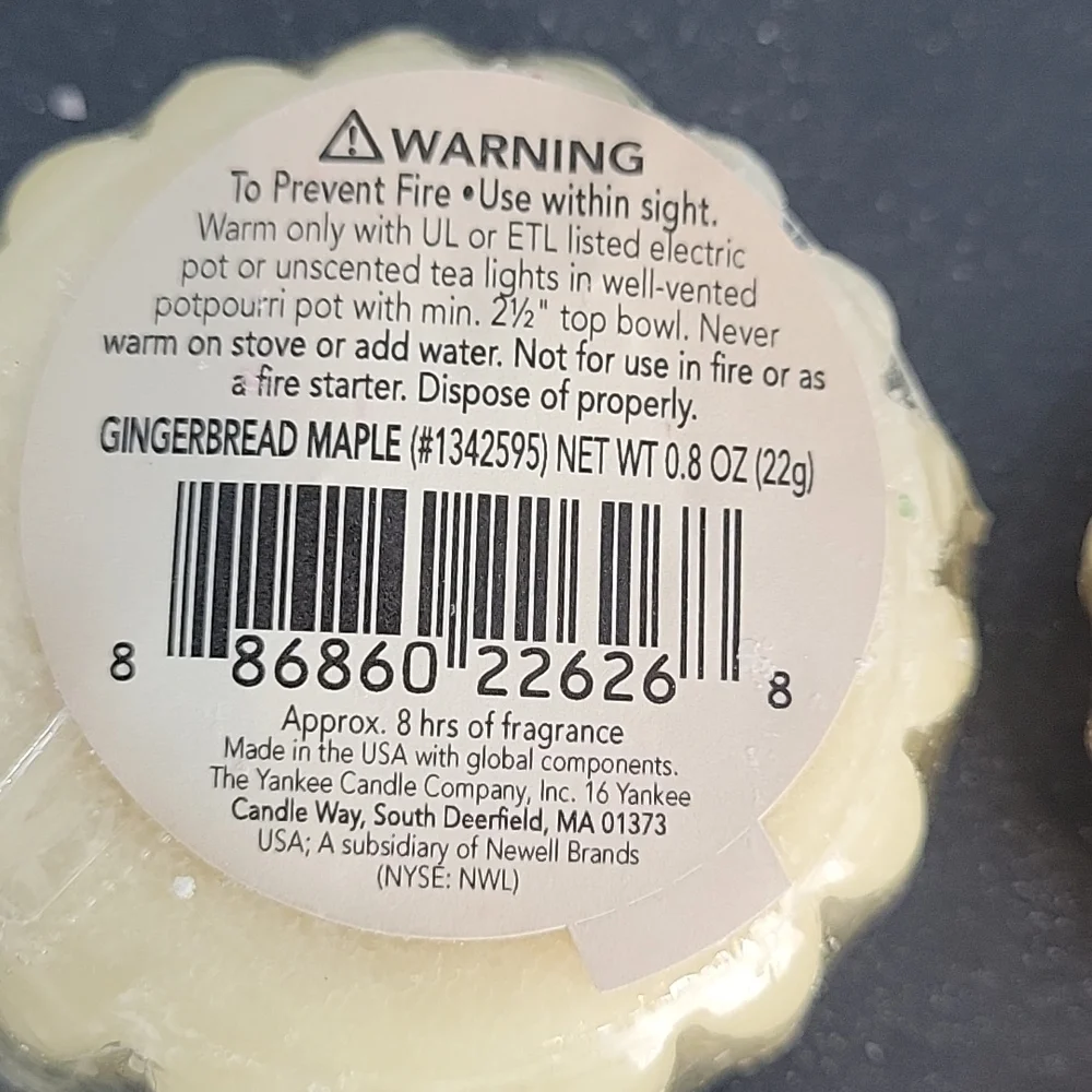 YANKEE CANDLE Tarts lot of 12 Gingerbread Maple, Cinnamon, Cedar, Balsam Clove
